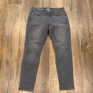 Loft Outlet Gray Curvy Skinny Jeans